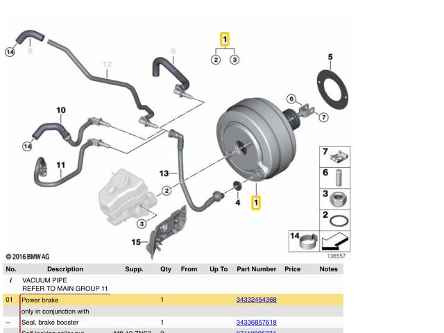bontott BMW 3 E90 Fékrásegítő