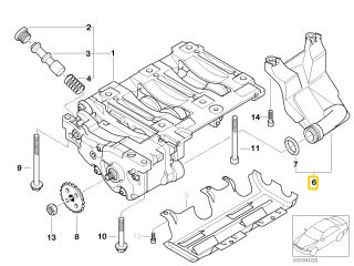 bontott BMW 3 E90 Olaj Szivattyú Cső