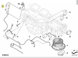 bontott BMW 3 E90 Fűtőradiátor