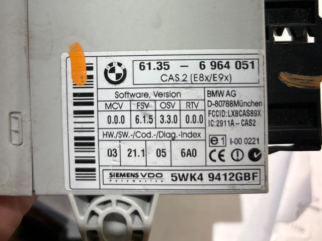 bontott BMW 3 E90 Immobilizer Elektronika