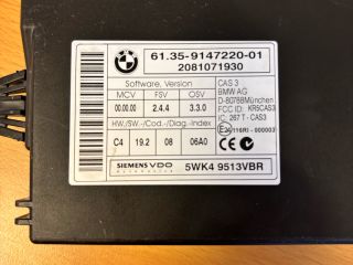 bontott BMW 3 E90 Immobilizer Elektronika
