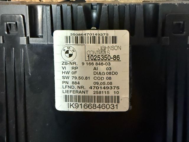 bontott BMW 3 E90 Kilométeróra