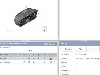 bontott BMW 3 E90 Kilométeróra