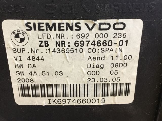 bontott BMW 3 E90 Kilométeróra