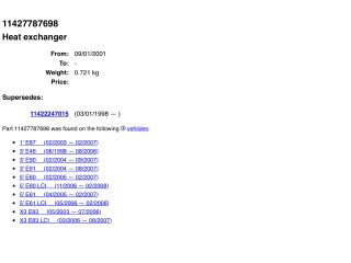 bontott BMW 3 E90 Olajszűrő Ház