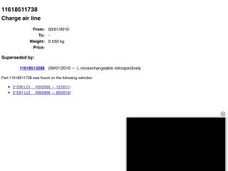 bontott BMW 3 E90 Turbócső