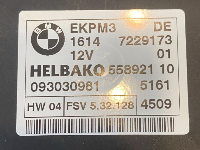 bontott BMW 3 E90 Üzemanyag Szivattyú Relé