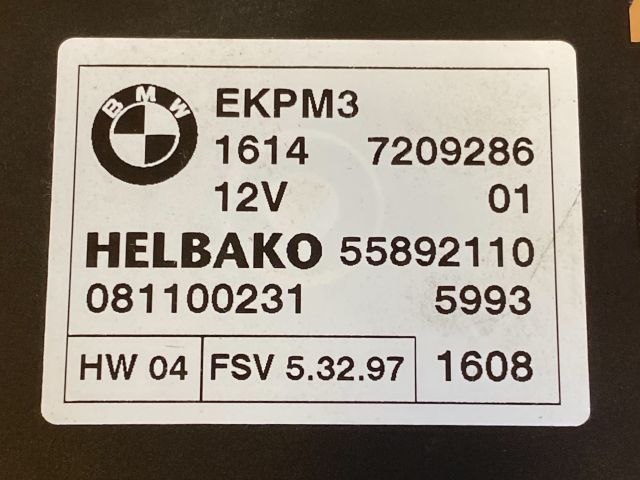 bontott BMW 3 E90 Üzemanyag Szivattyú Relé