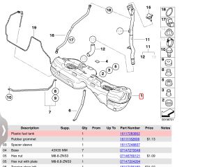 bontott BMW 3 E90 Tank