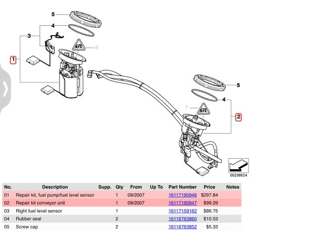 bontott BMW 3 E90 Tank