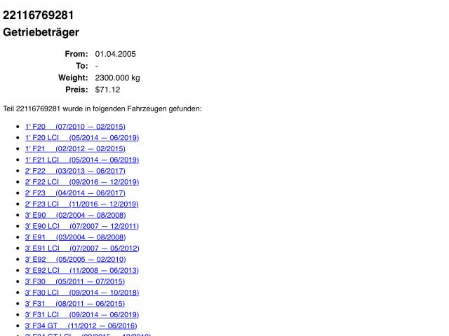 bontott BMW 3 E90 Váltó Tartó Bak (Pozíciófüggetlen)