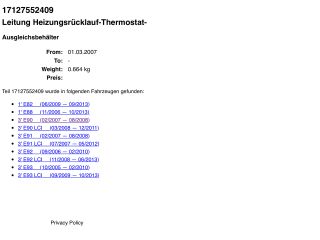 bontott BMW 3 E90 Vízcső