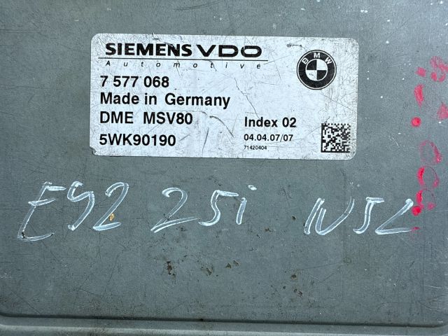 bontott BMW 3 E90 Motorvezérlő