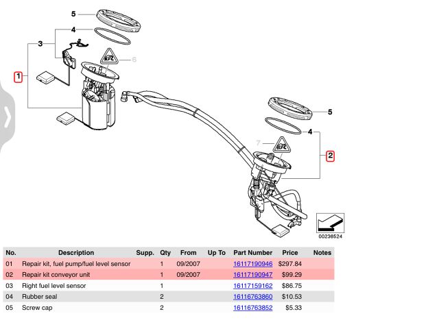 bontott BMW 3 E90 Tank