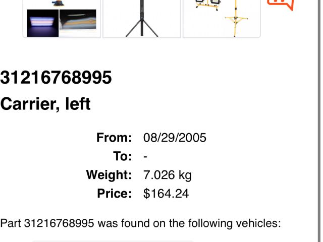 bontott BMW 3 E90 Bal első Csonkállvány Kerékaggyal