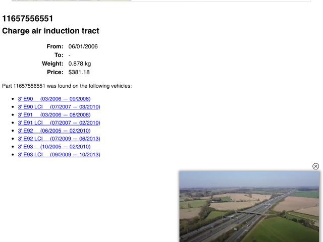 bontott BMW 3 E90 Turbócső