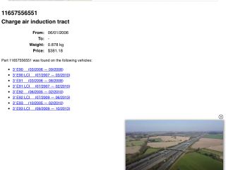 bontott BMW 3 E90 Turbócső