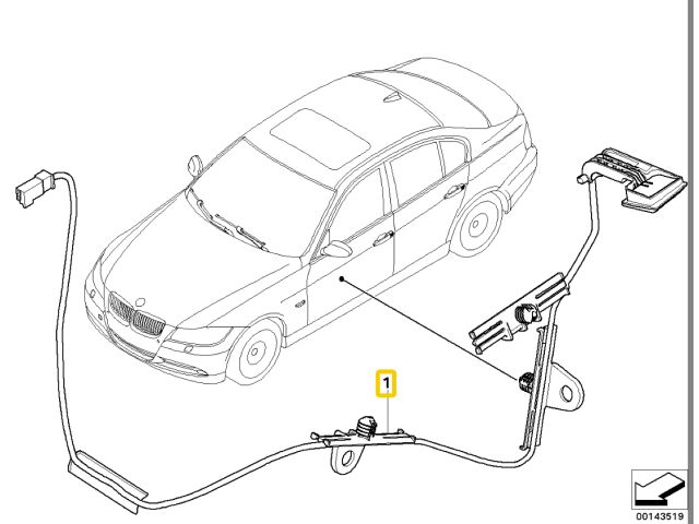 bontott BMW 3 E90 Ajtó Világítás