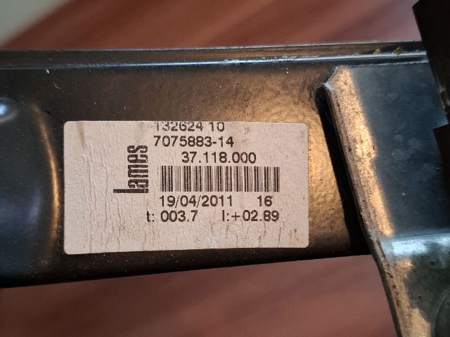 bontott BMW 3 E90 Bal hátsó Ablakemelő Szerkezet (Elektromos)