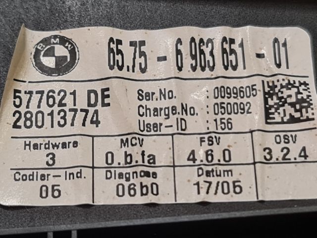 bontott BMW 3 E90 Beltér Világítás Hátsó