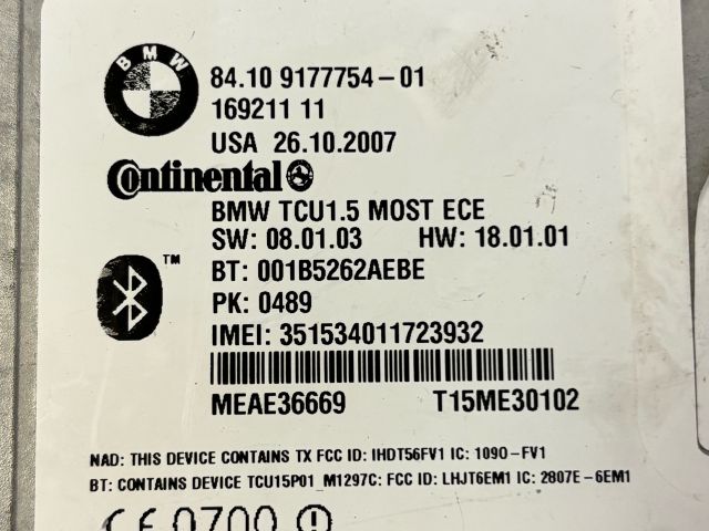 bontott BMW 3 E90 Bluetooth Elektronika