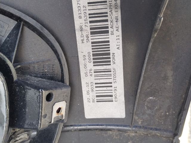 bontott BMW 3 E90 Első Lökhárító (Üresen)