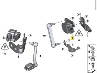bontott BMW 3 E90 Első Xenon Szintszabályzó Jeladó
