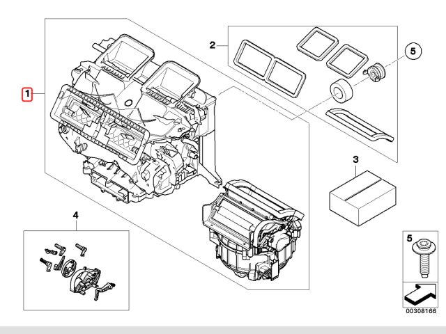 bontott BMW 3 E90 Fűtés Box