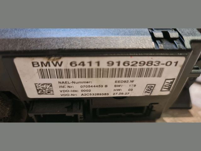 bontott BMW 3 E90 Fűtéskapcsoló (digit klímás)