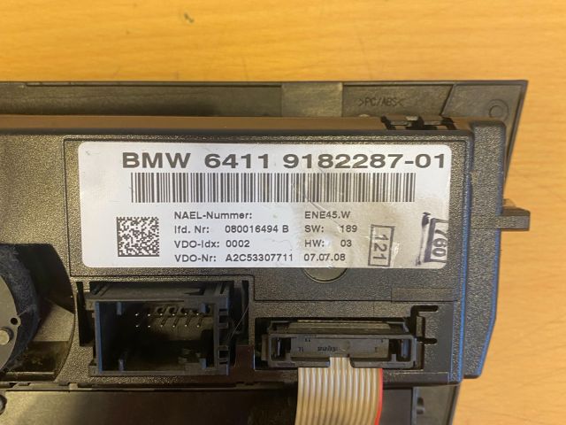 bontott BMW 3 E90 Fűtéskapcsoló (digit klímás)