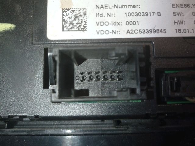 bontott BMW 3 E90 Fűtéskapcsoló (digit klímás)