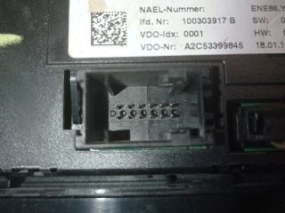 bontott BMW 3 E90 Fűtéskapcsoló (digit klímás)