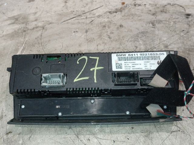 bontott BMW 3 E90 Fűtéskapcsoló (digit klímás)