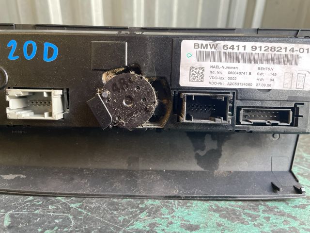 bontott BMW 3 E90 Fűtéskapcsoló (digit klímás)