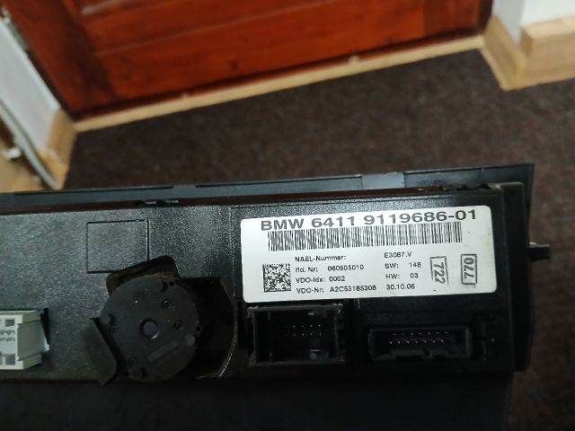 bontott BMW 3 E90 Fűtéskapcsoló (digit klímás)