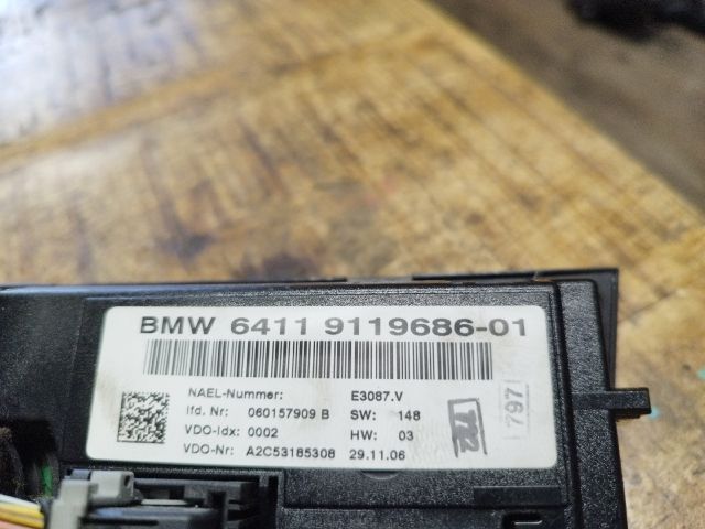 bontott BMW 3 E90 Fűtéskapcsoló (digit klímás)