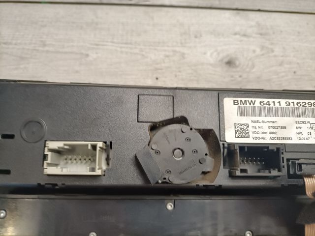 bontott BMW 3 E90 Fűtéskapcsoló (digit klímás)