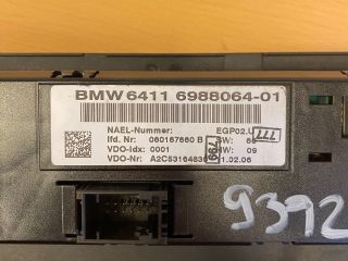 bontott BMW 3 E90 Fűtéskapcsoló