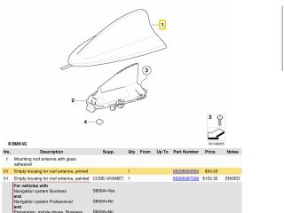 bontott BMW 3 E90 GPS Tartó Konzol