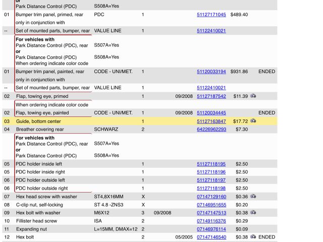 bontott BMW 3 E90 Hátsó Lökhárító Alsó (Műanyag)