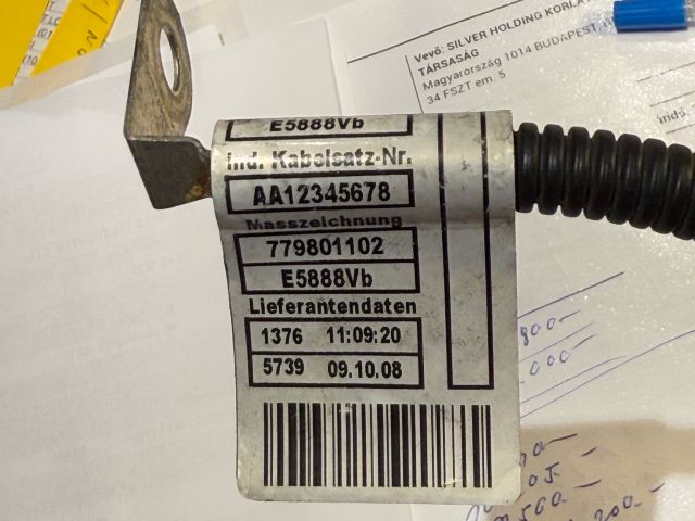 bontott BMW 3 E90 Izzító/Gyújtó Gyertya Kábel