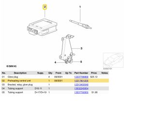 bontott BMW 3 E90 Izzító Relé