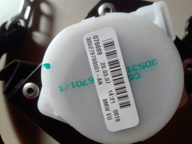 bontott BMW 3 E90 Jobb hátsó Biztonsági Öv