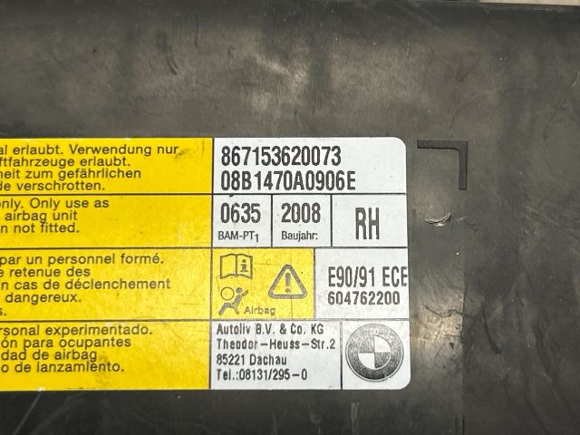 bontott BMW 3 E90 Jobb Oldallégzsák