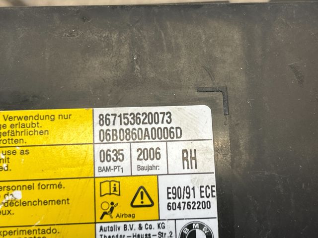 bontott BMW 3 E90 Jobb Oldallégzsák