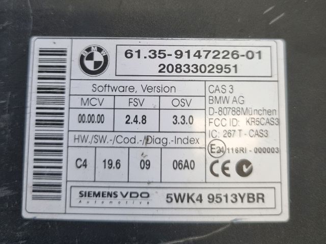 bontott BMW 3 E90 Komfort Elektronika