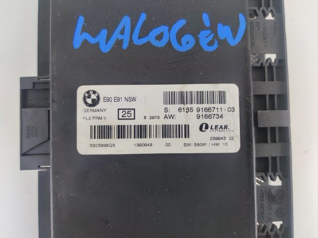 bontott BMW 3 E90 Lámpa Vezérlő