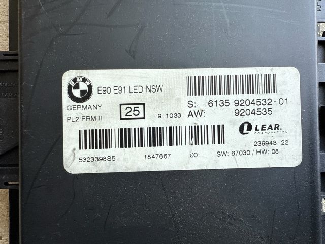 bontott BMW 3 E90 Lámpa Vezérlő