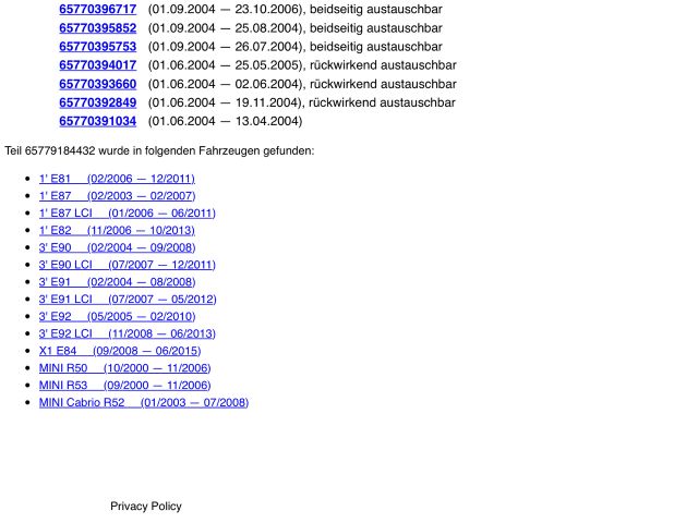 bontott BMW 3 E90 Légzsák Elektronika