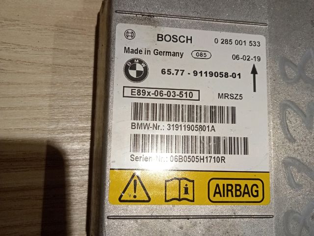 bontott BMW 3 E90 Légzsák Elektronika